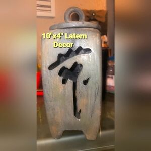 Asian Ceramic Lantern Decor